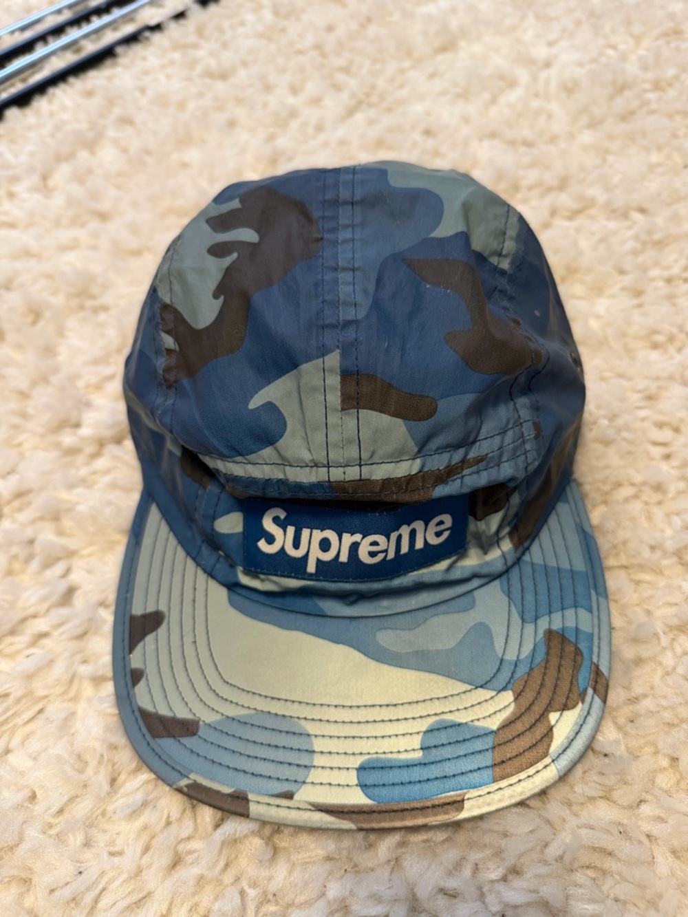 Supreme Blue Camo 5-Panel Cap